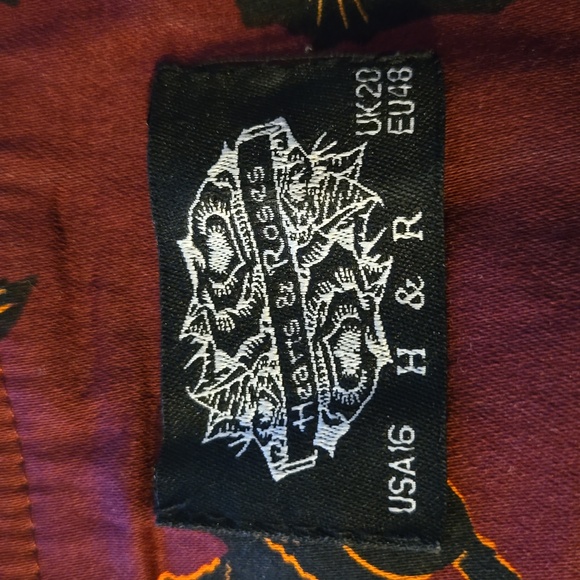 Hearts & Roses Nellie Plus Size Burgundy Halloween Spooky Black Cat Dress - Picture 8 of 9